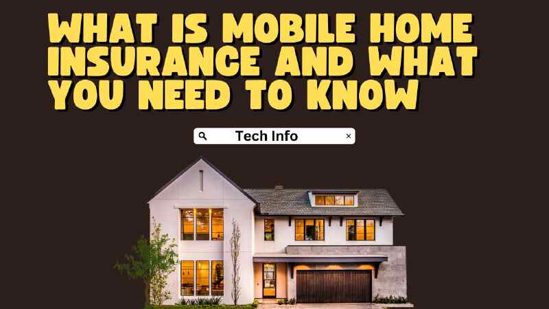 mobile home insurance